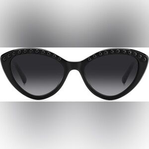 Kate Spade Black Studded Cat Eye Sunglasses